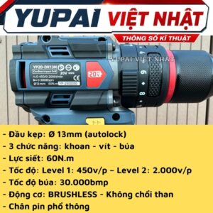 Alternative view of Thân máy không kèm pin sạc YP16 DR13M-THAN