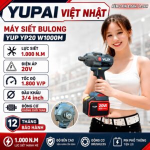 Máy mở ốc pin YP20 W1000M-bộ 2pin 15cell 8.0AH