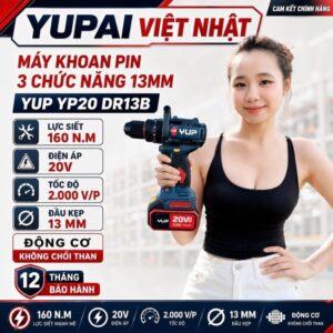 Máy Khoan Pin 3 chức năng 13MM YP20 DR13B